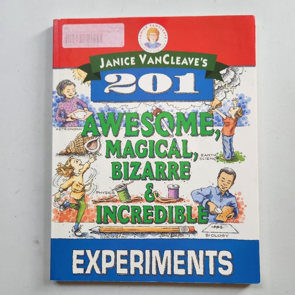 Janice VanCleave's 201 Science Experiments 9780471310112 Book Awesome, Magical,